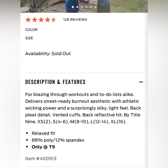 Title Nine Phoenix Pleat Back Long Sleeve Top - Picture 4 of 8